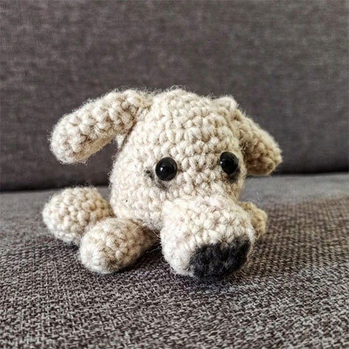 Amigurumi-Portachiavi-Mini-Labrador-