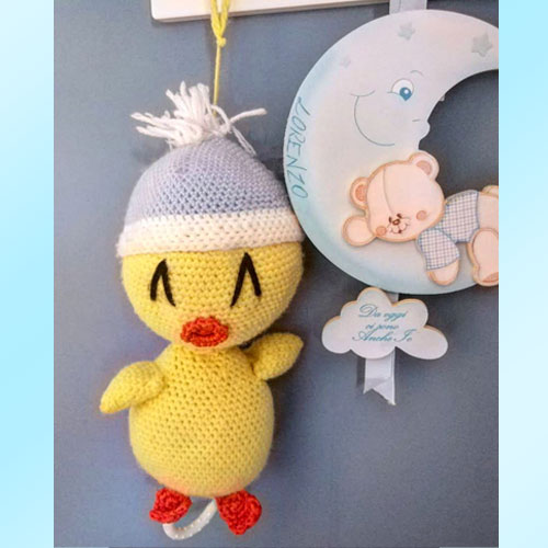 Amigurumi-Pulcino-con-Carillon