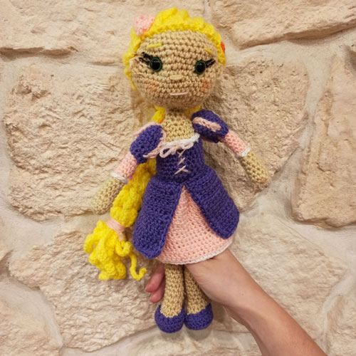 Amigurumi-Rapunzel-all´uncinetto